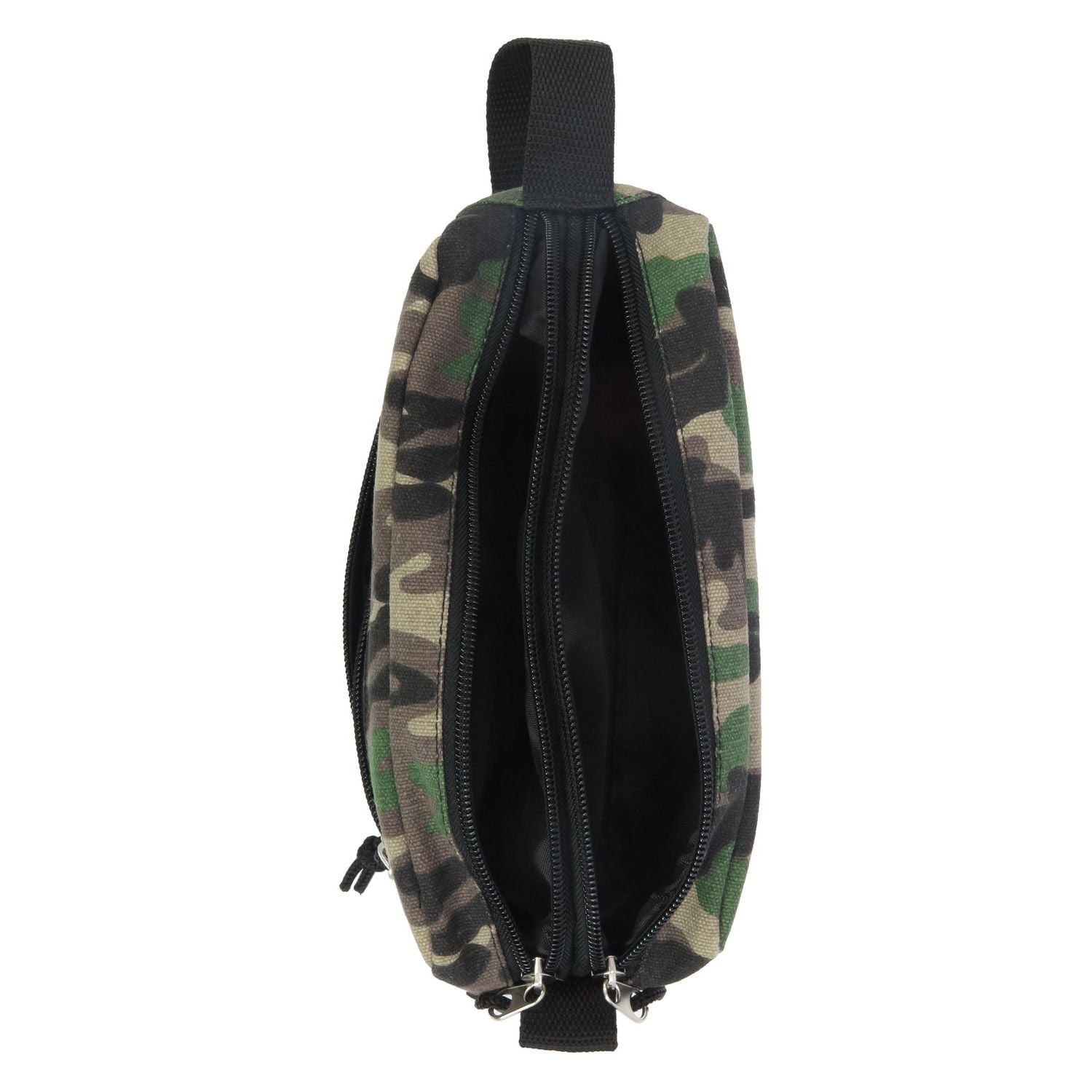 PEN+GEAR 3 ZIPPER COMPARTMENTS PENCIL CASE, GREEN CAMO