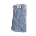 thumbnail image 3 of Boardwalk BWK902BL Loop-End Mop Head with Scrub Pad - Medium, Blue (12/Carton), 3 of 9