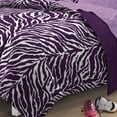 thumbnail image 3 of My Room Zebra Complete Bed in a Bag Bedding Set, Purple, 3 of 3