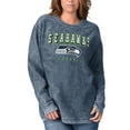 thumbnail image 4 of Women's G-III 4Her by Carl Banks College Navy Seattle Seahawks Comfy Cord Pullover Sweatshirt, 4 of 5