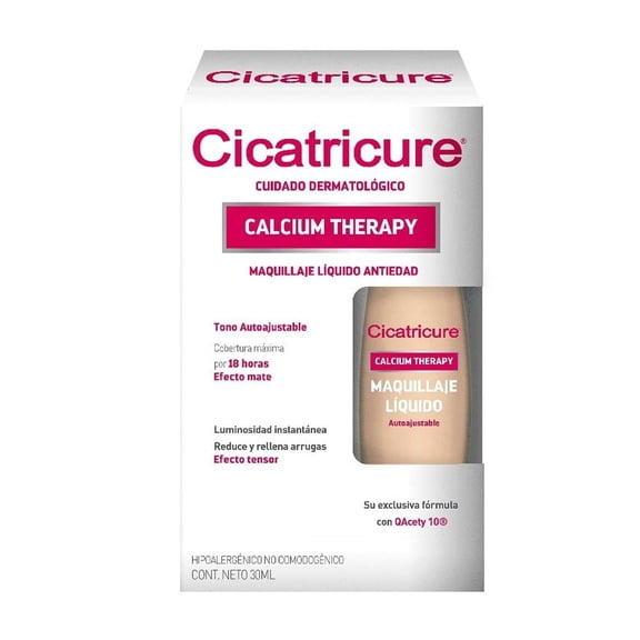 Maquillaje Líquido Cicatricure calcium therapy 30ml