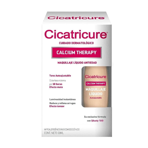 Maquillaje Líquido Cicatricure calcium therapy 30ml