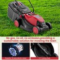 thumbnail image 2 of Yardi Yard 13” 10A 1200W Corded Electric Self-Propelled 25L Walk-Behind Lawn Mower, 2 of 8