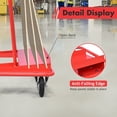 thumbnail image 4 of Topcobe Handling Heavy Duty Sheetrock Sheet Panel Service Cart, Moving Platform Hand Truck, Easy Storage, 4 of 8