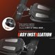 thumbnail image 2 of Motorcycle ATV Adjustable Rearview Mirror Lights 1.75 Inch for Can AM, 2 of 5