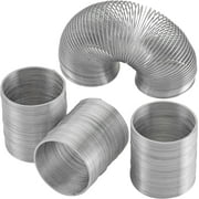Metal Coil Spring Walking Toys 2" - Set of 4 - Ideal for Teens & Adults Novelty Prize Party Favor Great for Classroom Games Travel Activities Slinky Toy for Fun Deter Squirrel and Pests