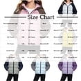 thumbnail image 3 of Zynoxe Puffer Jackets for Girls Winter Color Block Windproof Zip Up Long Sleeve Hoodies Casual Warm Quilted Padded Coat with Pockets, 3 of 7
