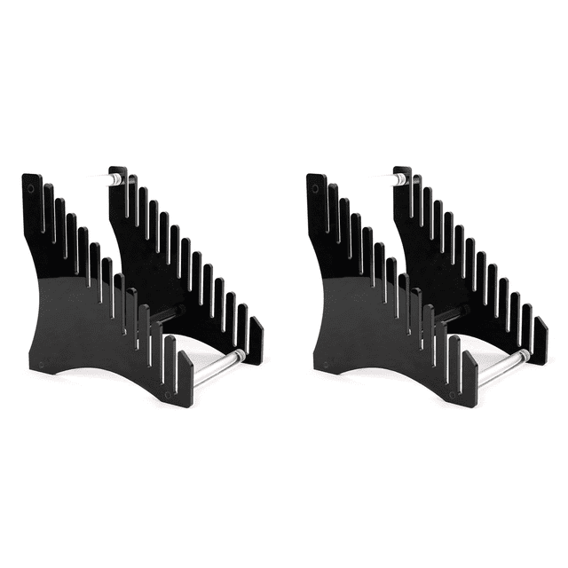 2X Vinyl Record Storage Holder Vinyl IP Records Stand - Album Storage Organizer Display Stand Book Display Stand