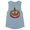 Stonewash Denim, variant on Pumpkin Face Ombre Women's Muscle Tank Large Heather Grey