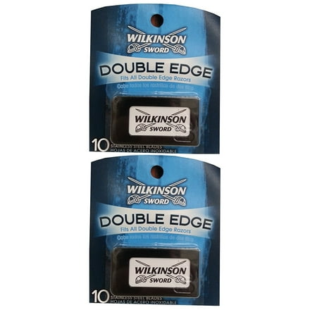 Wilkinson Sword Double Edge Razor Blades, 10 ct. (Pack of 2) | Walmart
