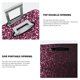 thumbnail image 3 of Balery Pink Glitter Sparkles A Funda de equipaje, fundas para maletas, elástica, lavable, protector de maletas, compatible con maletas de 18 a 32 pulgadas-Medium, 3 of 7