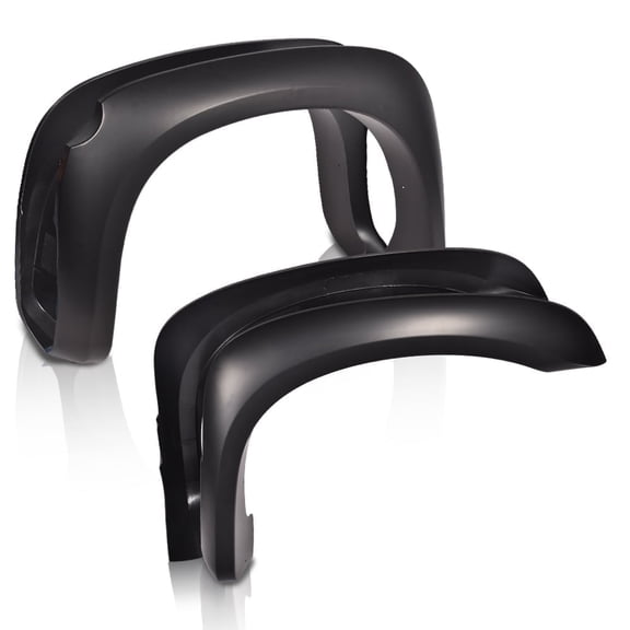 CROSSDESIGN 4Pcs Fender Flares Compatible with 2005-2011 Dodge Dakota w/ 5.4ft (64.9") Bed Fit for Crew Cab Only