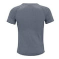 thumbnail image 4 of Vedolay Tops For Men Men's Relaxed Fit Heavyweight Short-Sleeve Pocket Line Graphic,Gray XL, 4 of 5