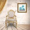thumbnail image 3 of Austin, Vanessa 12x12 Gold Ornate Wood Framed with Double Matting Museum Art Print Titled - Flower Burst in Mandarin I, 3 of 4
