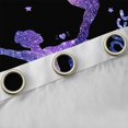 thumbnail image 4 of Castle Fairy Gymnast Girl Black Out Curtains for Children Teens Adults,Gradient Bling Glitter Curtains Pack of 2 (42x63 Each),Dreamy Princess Bedroom Curtains,Ultra Soft Home Decor, 4 of 6