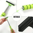 thumbnail image 4 of Car Side Mirror Squeegee, Rearview Mirror Wiper with Telescopic Long Handle, Retractable Small Auto Window Squeegee Cleaner, Portable Glass Cleaning Tool Universal Car Accessories,Snow Brush-Green, 4 of 4