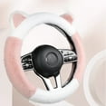 thumbnail image 4 of Vikakiooze Car Steering Wheel Cover Handle Cover Steering Wheel Not Stretch No Inner Ring Ears, 4 of 4