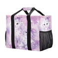 thumbnail image 2 of Large Capacity Handheld Storage Bag, Thickened Travel Organizer Bag for Picnic, Luggage & Clothing Adorable Long-haired Kittens with Bows, 2 of 7