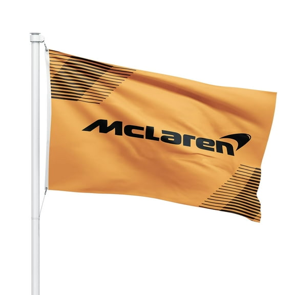 Formula One F1 McLaren Flag Banner 3x5 Feet - Premium Car Fan Merch with Brass Grommets - Ideal for Outdoor Sports Enthusiasts C29