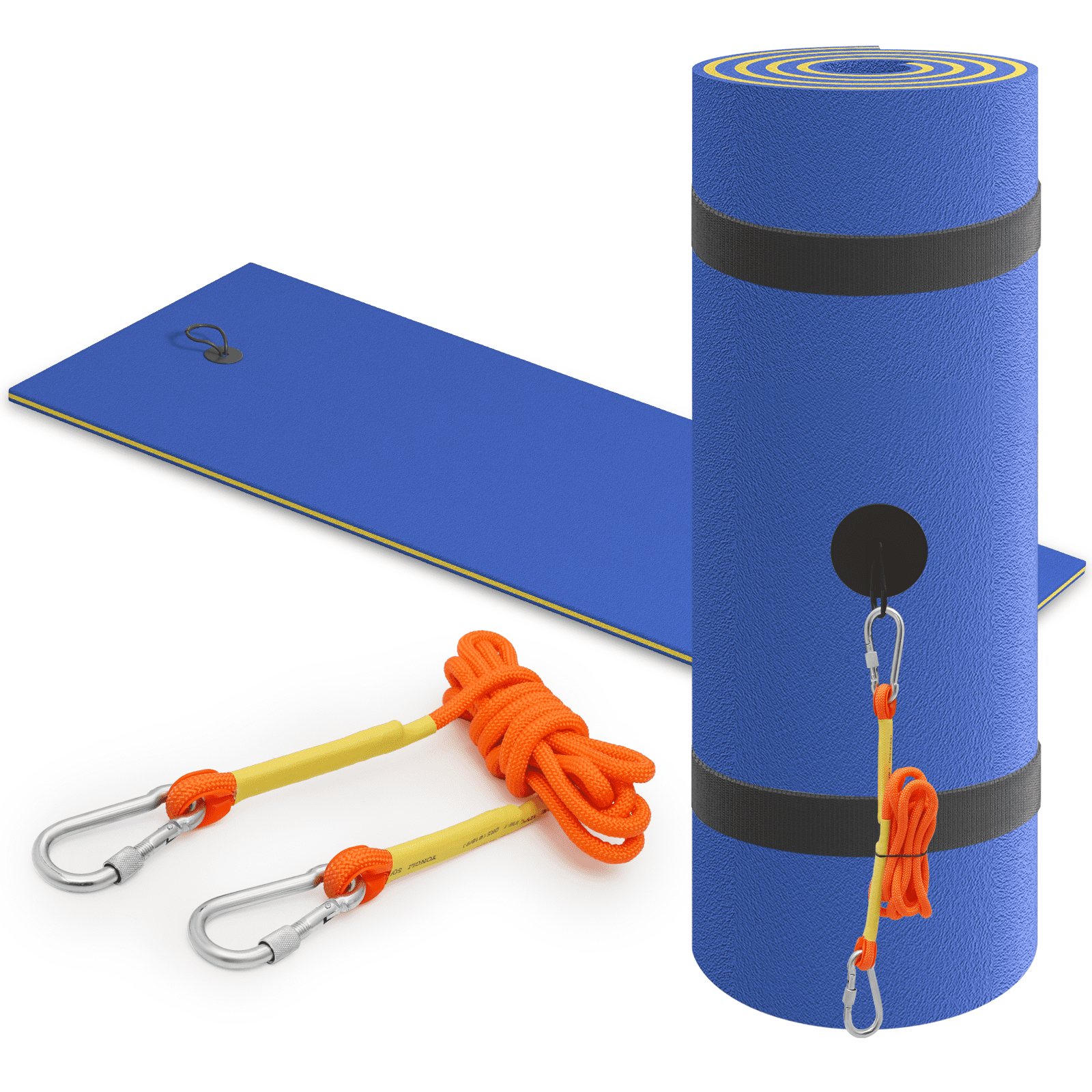 Magshion Water Floating Mat Foam Pad, 7x3FT Bouncy TearResistant XPE Foam, Lake Float Mat Lily