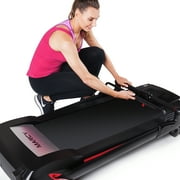 Marcy Electric Running Exercise Treadmill, Black, 245 lb