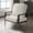 White, variant on Velvet Accent Armchair with Gold Metal Legs & Rubberwood Frame, Wide Armrest Lounge Chair with Pillow Back, Sofa Chair with Retro Low Back Floral Print Design for Living Room & Balcony, Blue Floral