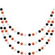 thumbnail image 1 of 3pk Halloween Fall Felts Ball Garland Thanksgiving Decorations Indoor Home Room Decor Cute Hanging Orange Black Pompom Bead Christmas Tree Ornament, 1 of 7
