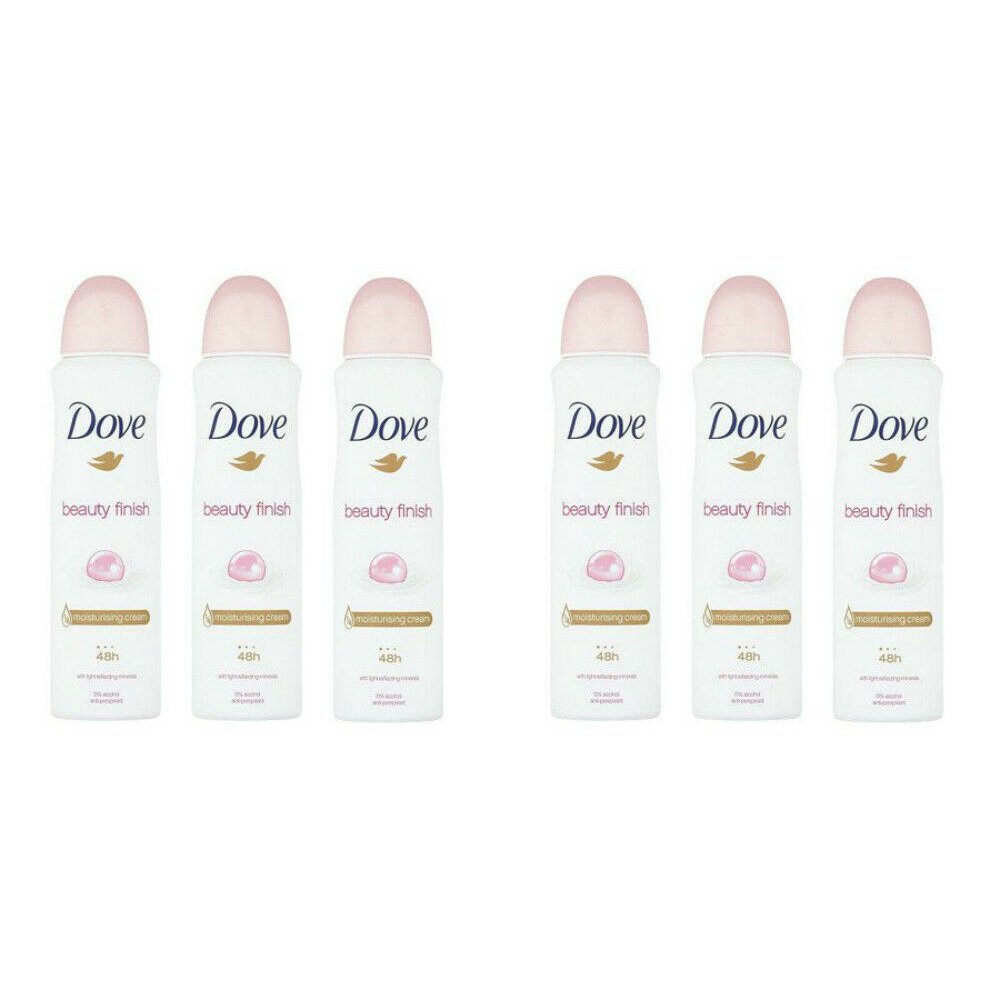 Dove Beauty finish AntiPerspirant Body Spray Deodorant 48 h150ml 6
