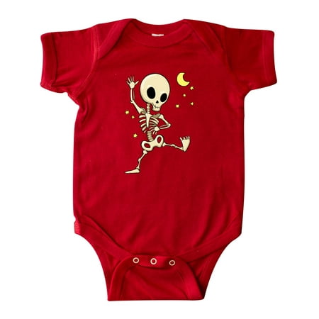 

Inktastic Cute Dancing Skeleton Gift Baby Boy or Baby Girl Bodysuit
