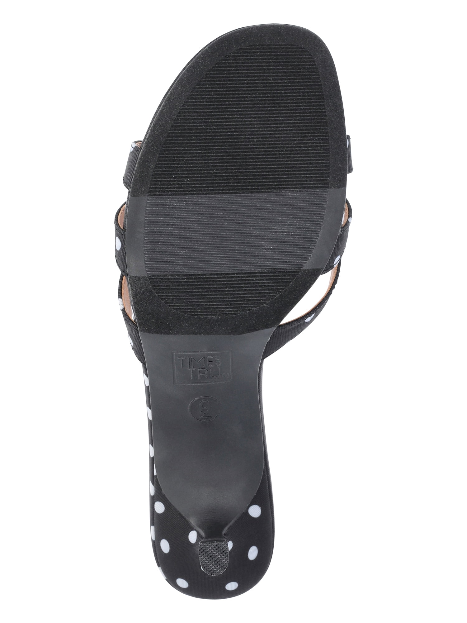 Time and Tru Women's Kitten Heel Mule Sandals