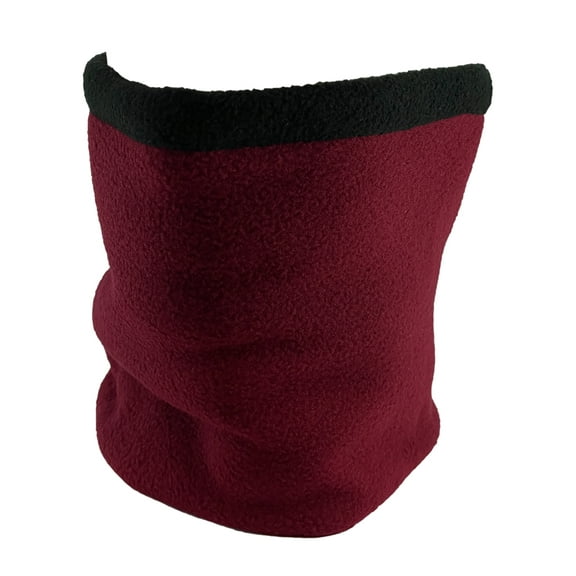 Top Headwear Fleece Convertible Neck Gaiter - Red