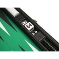 thumbnail image 3 of Silverman & Co. 13-inch Premium Backgammon Set - Travel Size - Black/Green, 3 of 12