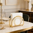 thumbnail image 4 of EGNMCR Half Tissue Tissue Box Paper High-end Napkin Kitchen Tissue Glass tissue holder, 4 of 6