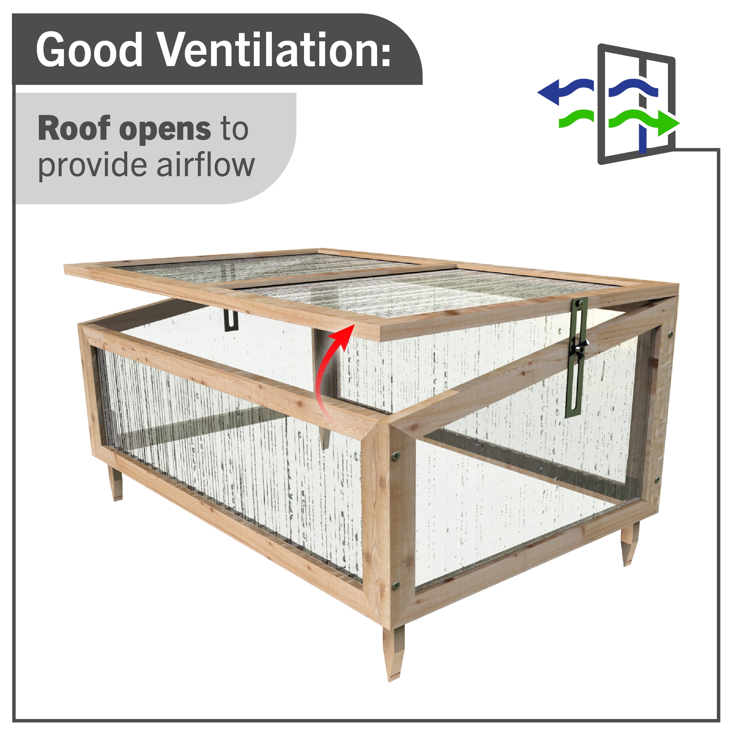 Wooden Frame Greenhouse