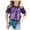 Purple, variant on Utlike Boys T-Shirt Childrens T-Shirt Month Flag Childrens Short Sleeve T-Shirt Top Size 4 Years-5 Years