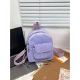 thumbnail image 1 of Mini mochila de pana Retro bordada personalizada para mujer, mochilas pequeñas de moda, mochilas escolares para niñas y estudiantes, mochila informal Fivean unisex, 1 of 2