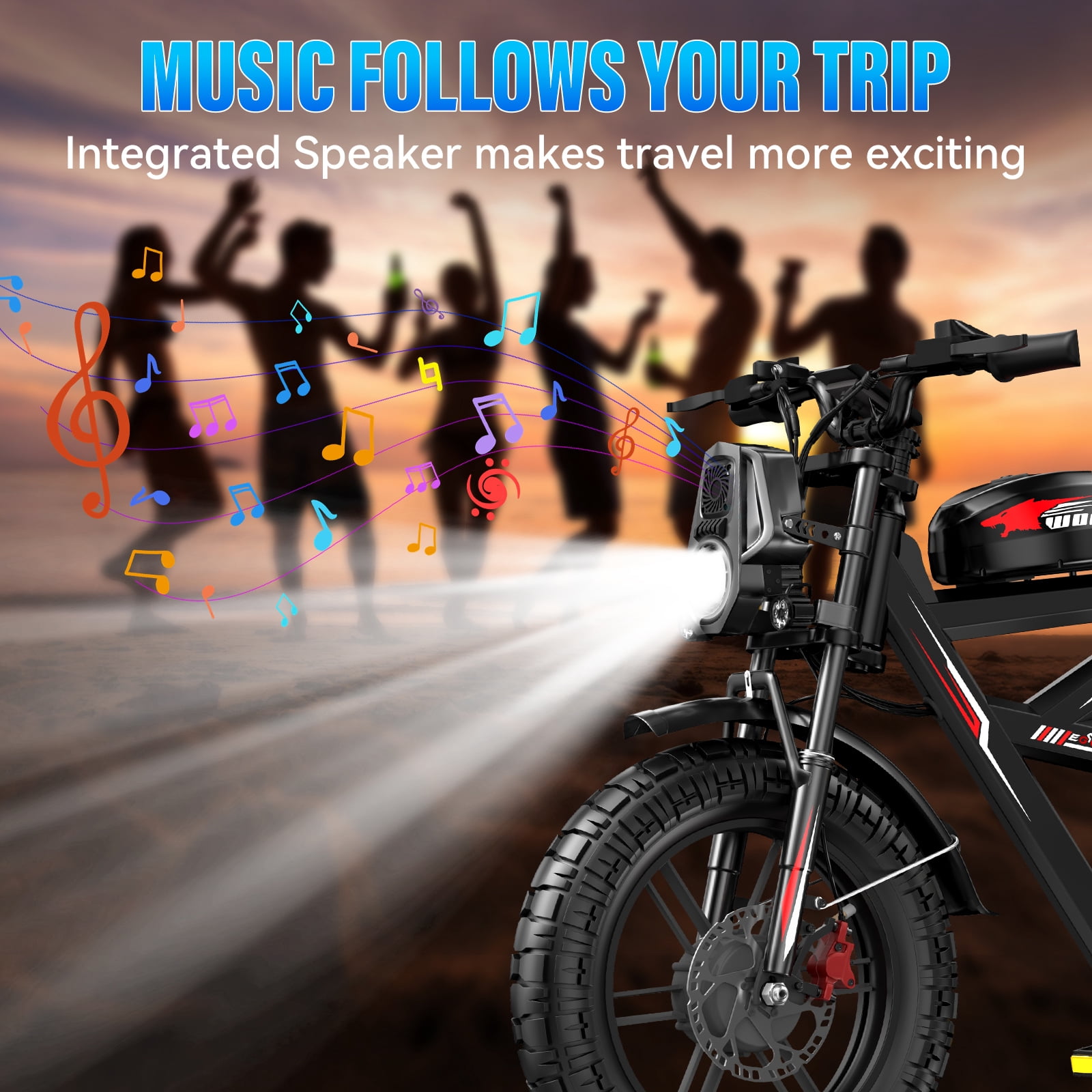 Electric Bike for Adults,3000w Motor,Max Speed 34Mph,48V 25AH, Dual Suspension with All-Terrain 20" Fat Tire Dirt Bike, Electric Mountain Bike UL2849