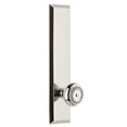 thumbnail image 6 of Grandeur 814057 Fifth Avenue Solid Brass Tall Plate Passage Door Knob Set - Nickel, 6 of 6
