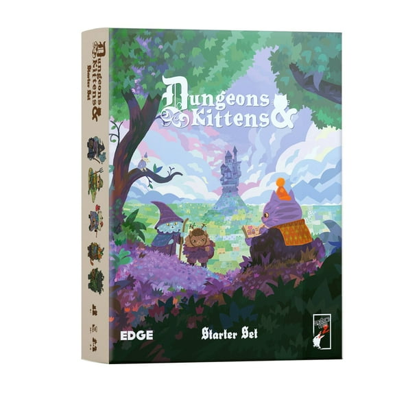 Dungeons and Kittens RPG Starter Set for Ages 8 , from Asmodee