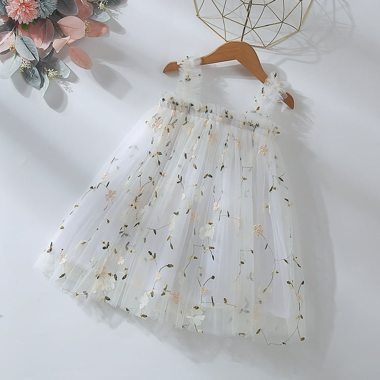 Gvdentm Girls Tulle Dress Christmas Dress Star Print Sleeveless with Bow  Bell Decor Baby Christmas Princess Fancy Dress for Girls Beige,18-24 Months  - Walmart.com