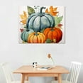 thumbnail image 2 of Shiartex Thanksgiving Pumpkins in Different Shapes 20x16in Canvas Wall Art Picture for Home Office Decor 20x16in, 2 of 3