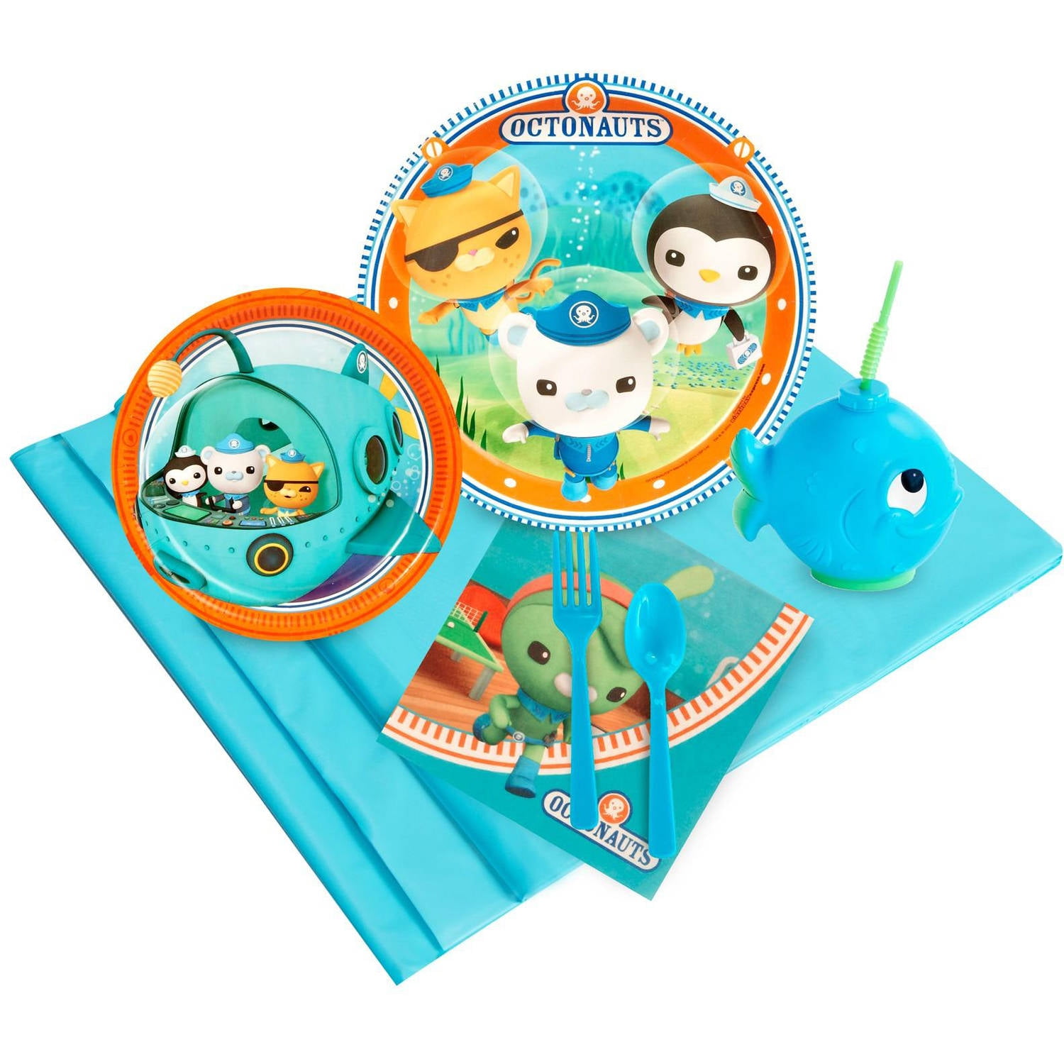 Octonauts 16Guest Party Pack with Molded Cups