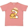 thumbnail image 3 of Inktastic 2nd Birthday Safari Lion 2 Year Old Boys or Girls Toddler T-Shirt, 3 of 5
