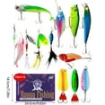 thumbnail image 2 of 12 Piece Countdown Blind Fishing Set for Freshwater Saltwater Anglers Metal Durable Tackle Kit, 2 of 3