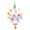 White, variant on Interaction Parrot Enrichment Hanging Ball Chew Safety Pet Bird Cage Chewing Toy