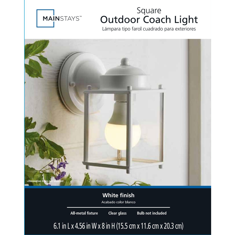 coach light white
