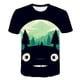 thumbnail image 1 of Anime Cartoon Totoro Teenager Men's and Women's T-Shirts Casual Print Hip Hop Harajuku Personality Round Neck Short Sleeve Top8T Gong Bohan LED, 1 of 2