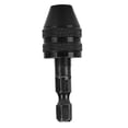 thumbnail image 4 of Keyless Drill Chuck Quick Change Adapter, Stable Wear - Resistant Screwdriver Drill Adapter Practical  for Impact Drill Tool Attachment for Most People, 4 of 7