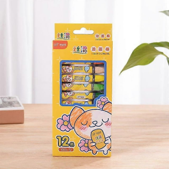 12/24/36 Colors Crayons Non Toxic Washable Oil Pastel for Kids,Art Supplies Drawing Coloring Crayon Set,Gift for Boys Girls