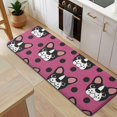 thumbnail image 5 of Cute Bulldogs Kitchen Rug Mat,Kitchen Runner Rugs Non Skid Washable,Decorative Kitchen Floor Mats for Kitchen,Sink,Laundry,17"x47.2", 5 of 7